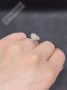 5 karat mozanit taşlı tektaş yüzük bgt81