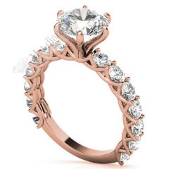 3,40 karat mozanit pırlanta yüzük tasarım