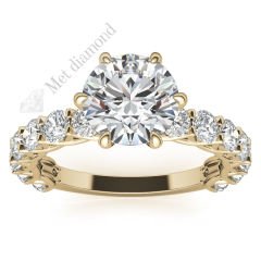 3,40 karat mozanit pırlanta yüzük tasarım