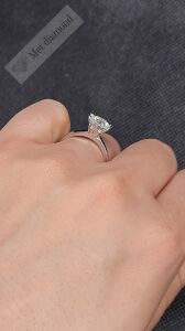 3 karat mozanit pırlanta yüzük tıfany model