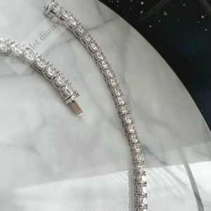 21  karat mozanit taşlı su yolu gerdanlık -kol31