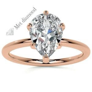 3 karat mozanit taşlı  yüzük damla dml29c