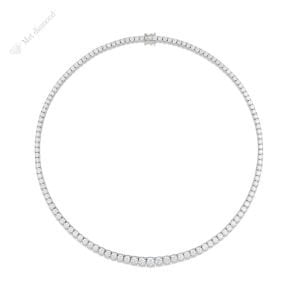 12 karat mozanit taşlı su yolu gerdanlık süzme model kol012