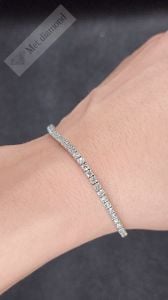 3,50 karat mozanit taşlı bileklik -blk350