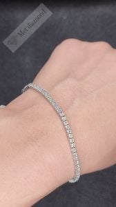 3,50 karat mozanit taşlı bileklik -blk350