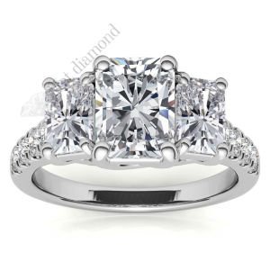 4,20 karat mozanit taşlı yüzük tria tria420