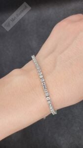 5,50 karat mozanit taşlı bileklik-blk700