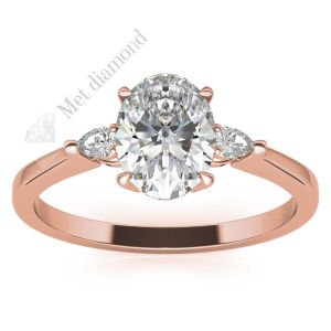 2,60 karat mozanit taşlıj yüzük tria tria260