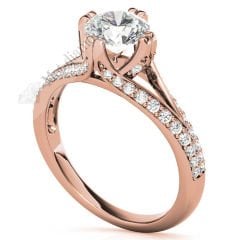 1,80  karat mozanit taşlı yüzük mzn202