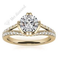 1,80  karat mozanit taşlı yüzük mzn202