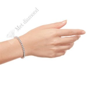 13 karat mozanit taşlı bileklik -blk1500a