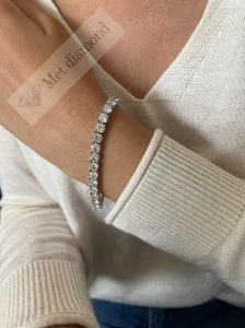 18 karat mozanit taşlı bileklik-blk2000