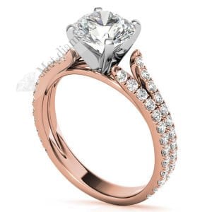 1,40  karat mozanit taşlı yüzük bgt137