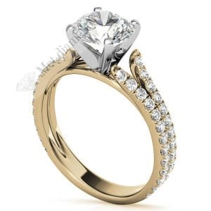 1,40  karat mozanit taşlı yüzük bgt137