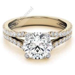 1,40  karat mozanit taşlı yüzük bgt137