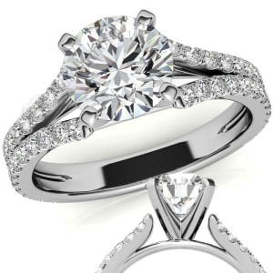 1,40  karat mozanit taşlı yüzük bgt137