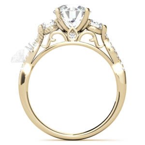 2,70 karat mozanit taşlı yüzük tria tria270