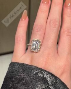 5,40 karat mozanit taşlı yüzük hly540