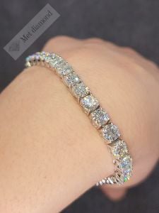 8 karat mozanit pırlanta  bileklik -mzb7