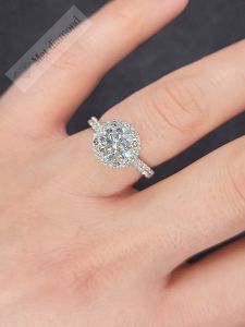 2 karat mozanit taşlı yüzük hyl44