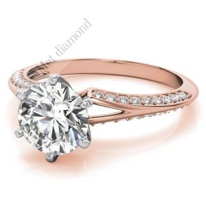 1.30  karat mozanit taşlı yüzük mzn207