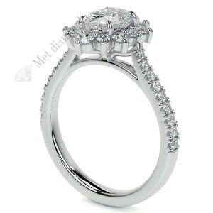 2.50 karat mozanit taşlı yüzük antruj model