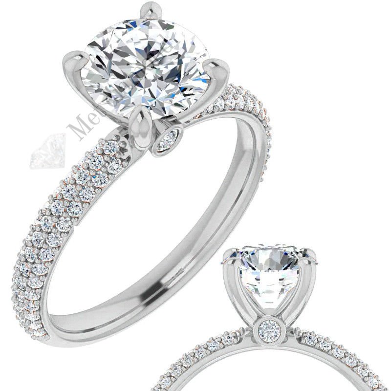 2,60 karat mozanit taşlı yüzük katedral mzn216