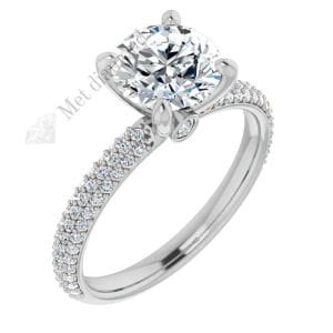 2,60 karat mozanit taşlı yüzük katedral mzn216