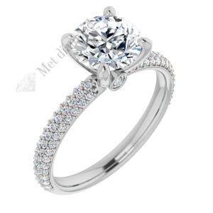 2,60 karat mozanit taşlı yüzük katedral mzn216