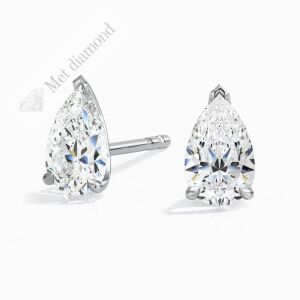 2 karat mozanit taşlı küpe damla - kup200b