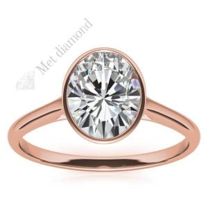 2 karat mozanit taşlı yüzük ov018