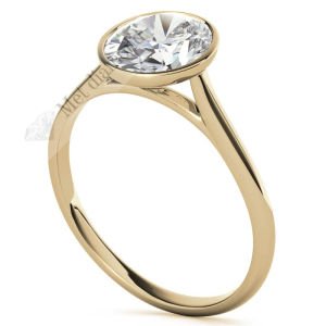 2 karat mozanit taşlı yüzük ov018