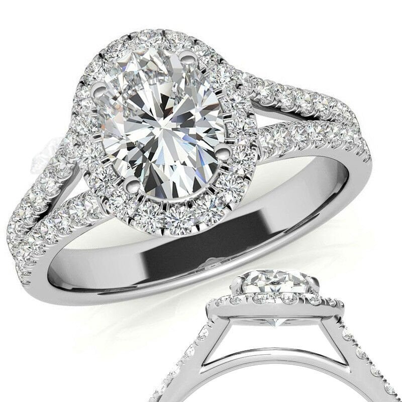 1,70 karat mozanit pırlanta yüzük antruj model