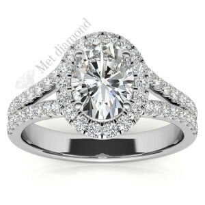 1,70 karat mozanit pırlanta yüzük antruj model