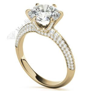 3  karat mozanit taşlı  yüzük tıfany mzn145