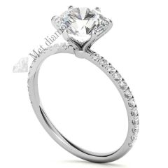 1,30 karat mozanit pırlanta yüzük mzn113