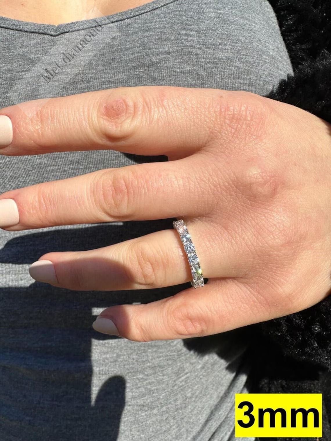 2,50 karat tamtur mozanit taşlı yüzük mzy33