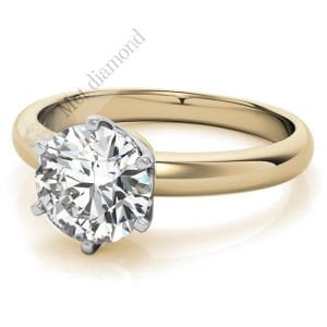 2 karat mozanit taşlı yüzük tasarım mzn49