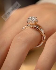 1,40 karat mozanit taşlı yüzük tasarım - tsr140