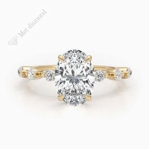 3,50 karat mozanit taşlı tektaş yüzük ov068