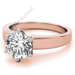 2 karat mozanit taşlı yüzük mzn79