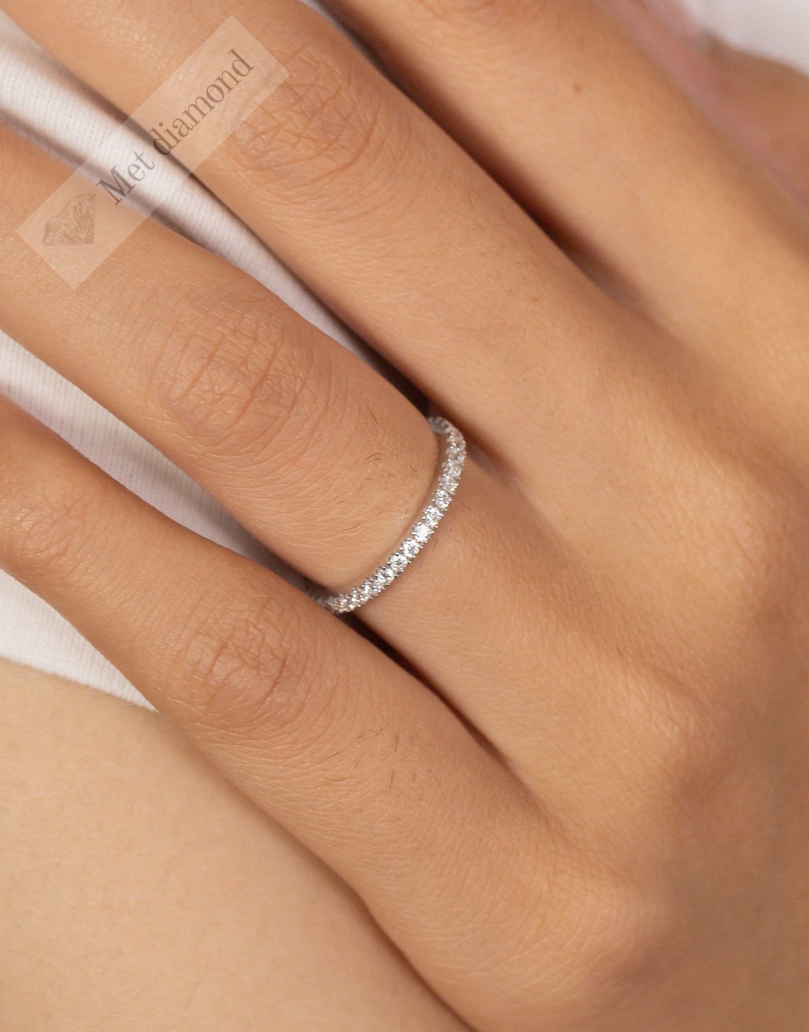 0,60 karat tamtur mozanit taşlı yüzük baget - mzy31