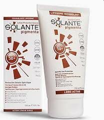 Solante Pigmenta Lekeli Ciltler İçin 50 Faktör Güneş Losyonu 150 ml