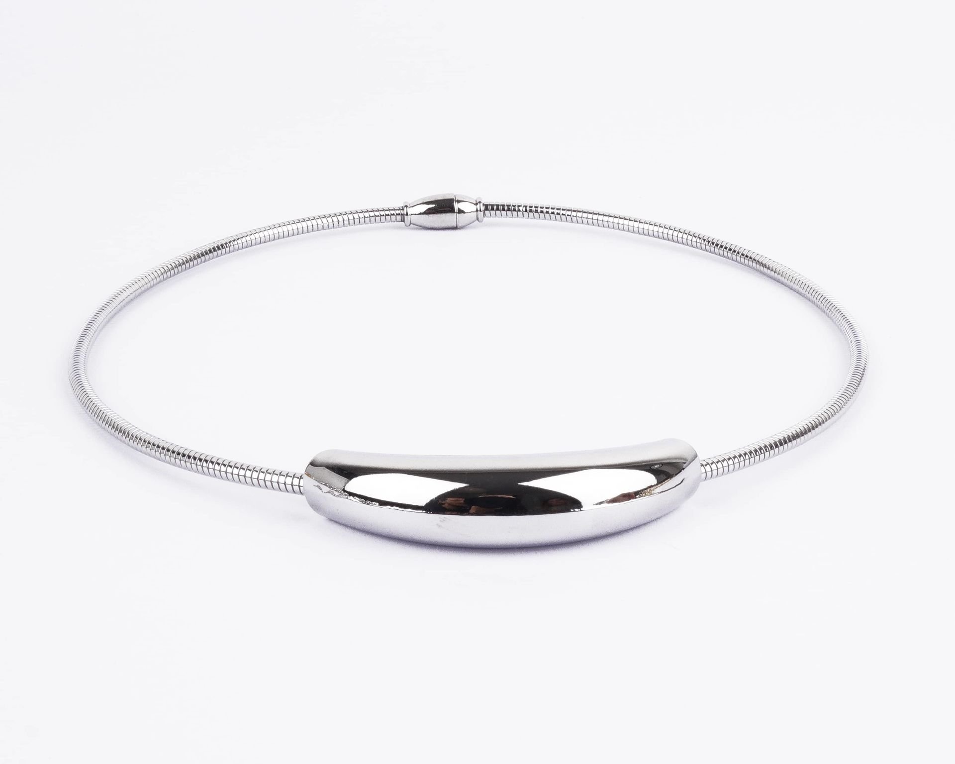 Silver Flat Choker