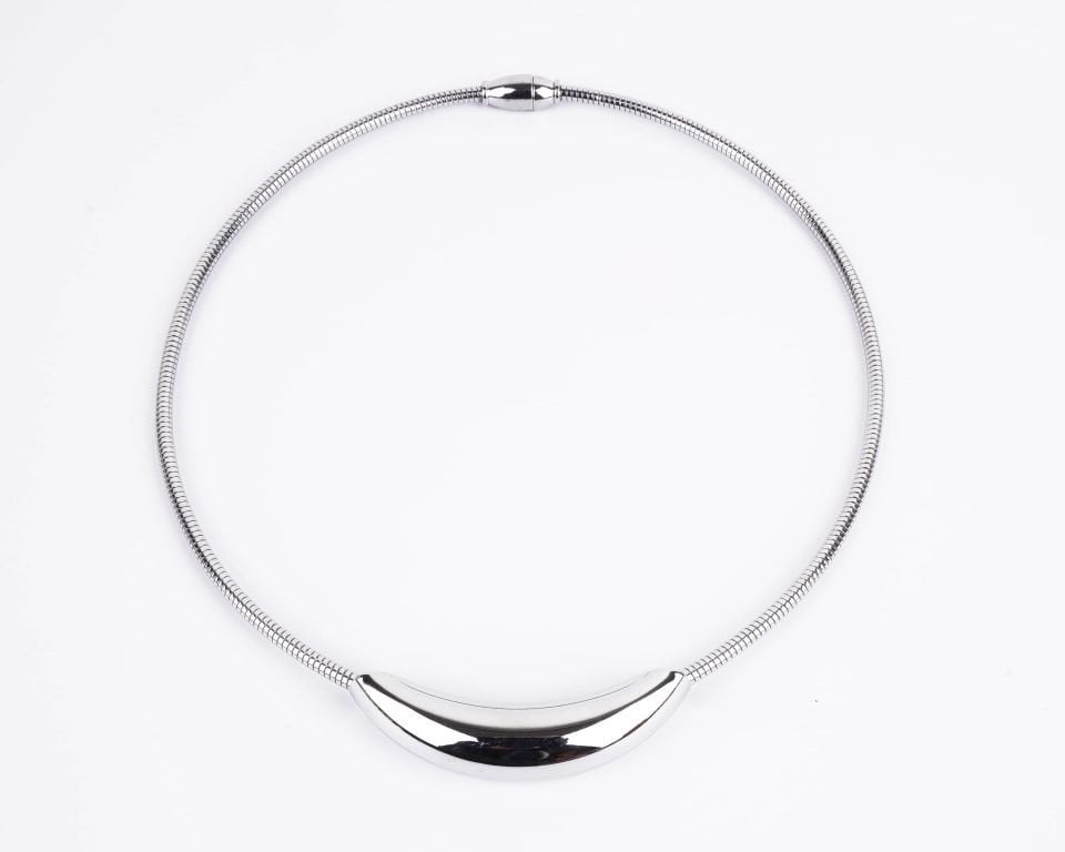 Silver Flat Choker