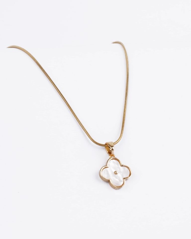 Gold Petty Flower Kolye