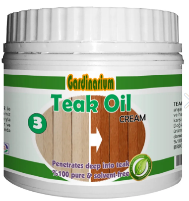 Gardinarium Teak Oıl / Cream (solventsiz Krem Tik Yağı) 500 Gr