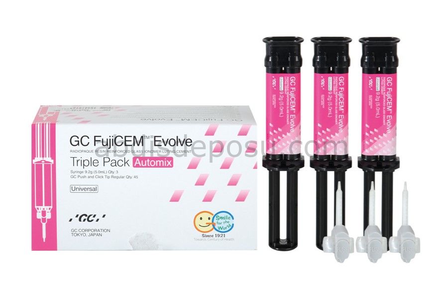 GC FujiCEM Evolve Resin Modifiye Cam İyonomer Siman