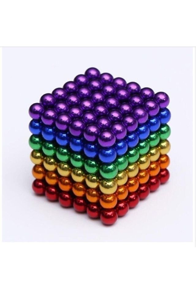 Neo Sihirli Manyetik Toplar Dyum Mıknatıs Küp Bilye 216 Adet Cube Küp Dymium