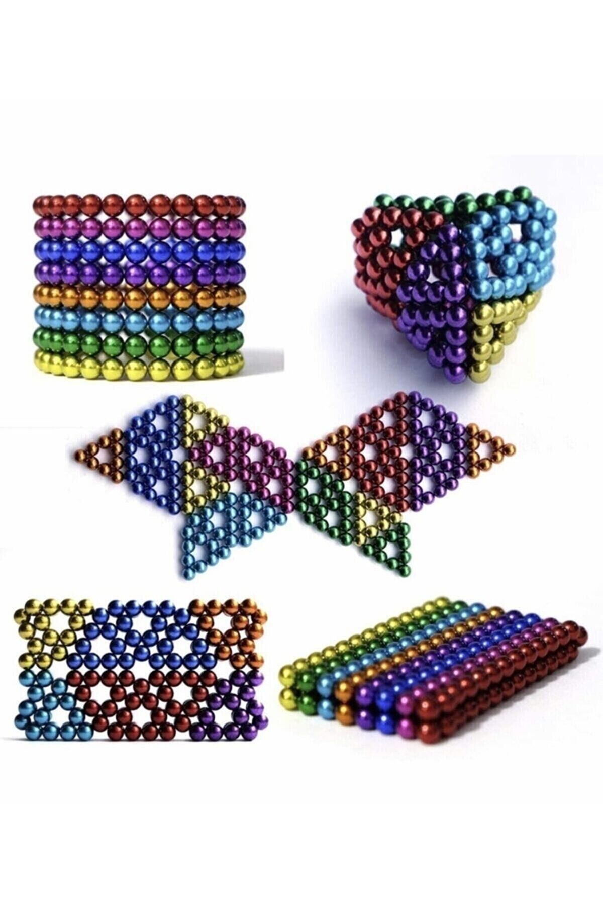 Neo Sihirli Manyetik Toplar Dyum Mıknatıs Küp Bilye 216 Adet Cube Küp Dymium